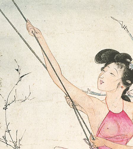 扶风县-胡也佛的仕女画和最知名的金瓶梅秘戏图